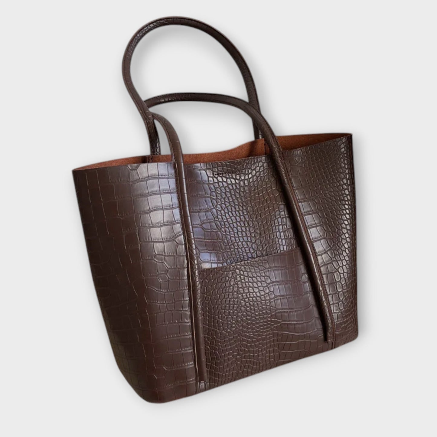 Sac à bandoulière vintage RL en simili cuir - Élégant et fonctionnel pour un usage quotidien