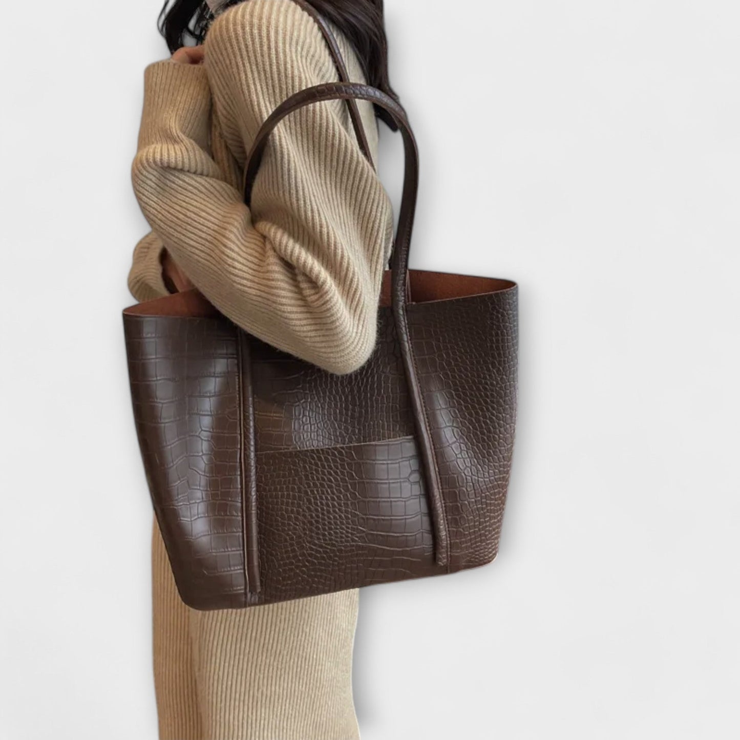 Sac à bandoulière vintage RL en simili cuir - Élégant et fonctionnel pour un usage quotidien