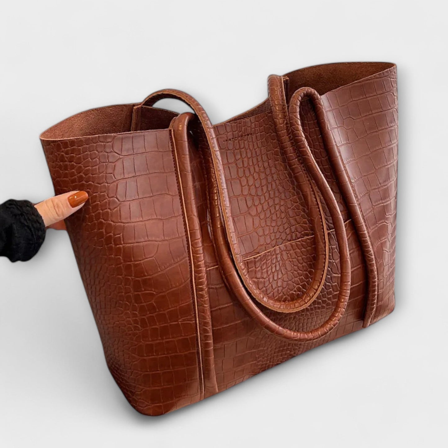 Sac à bandoulière vintage RL en simili cuir - Élégant et fonctionnel pour un usage quotidien