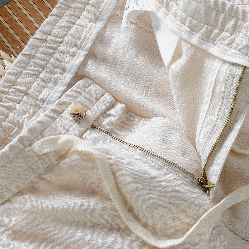Pantalons en lin décontractés RL™