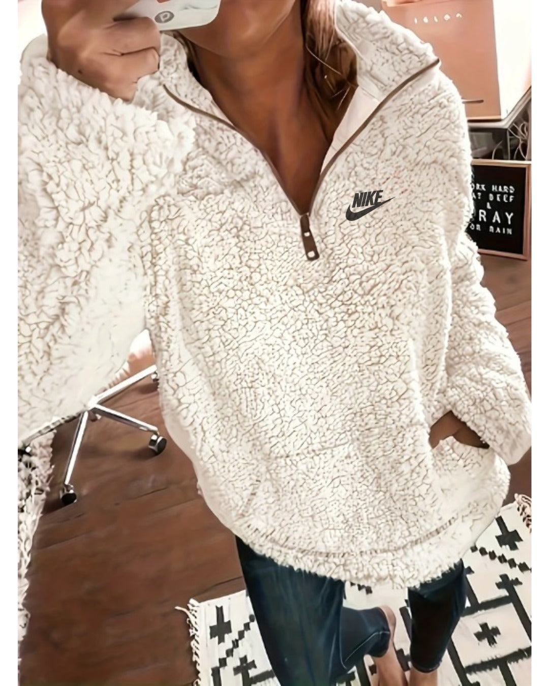 ✨ Sweat à zip Nk Teddy
