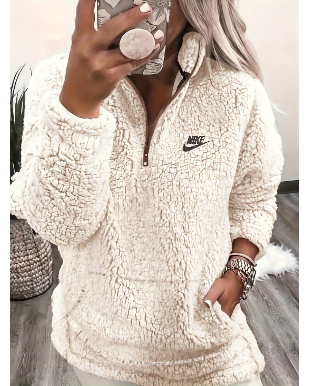 ✨ Sweat à zip Nk Teddy