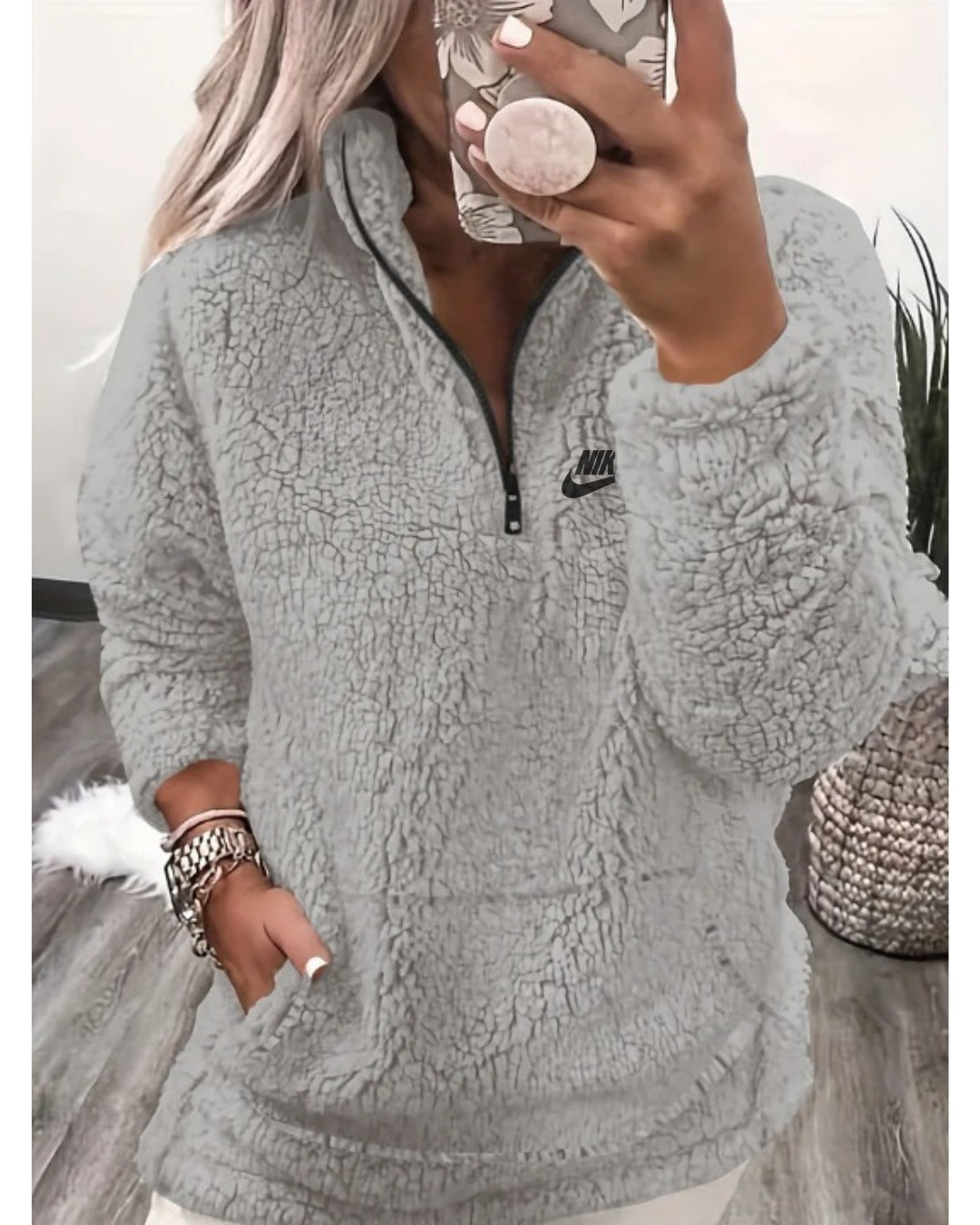 ✨ Sweat à zip Nk Teddy