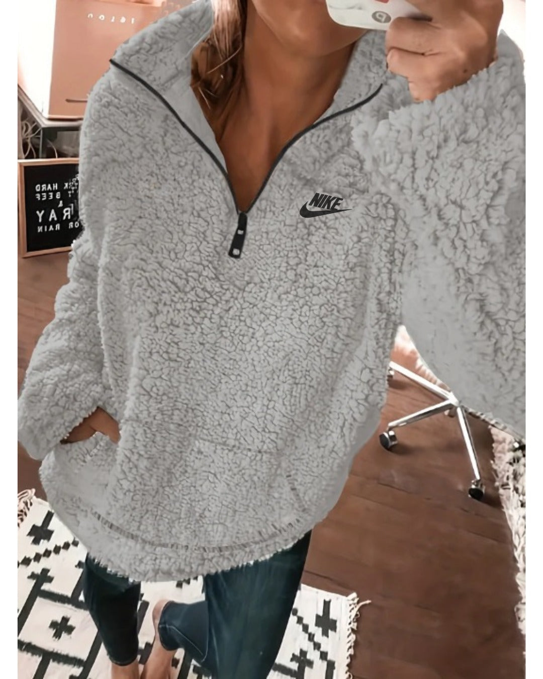 ✨ Sweat à zip Nk Teddy