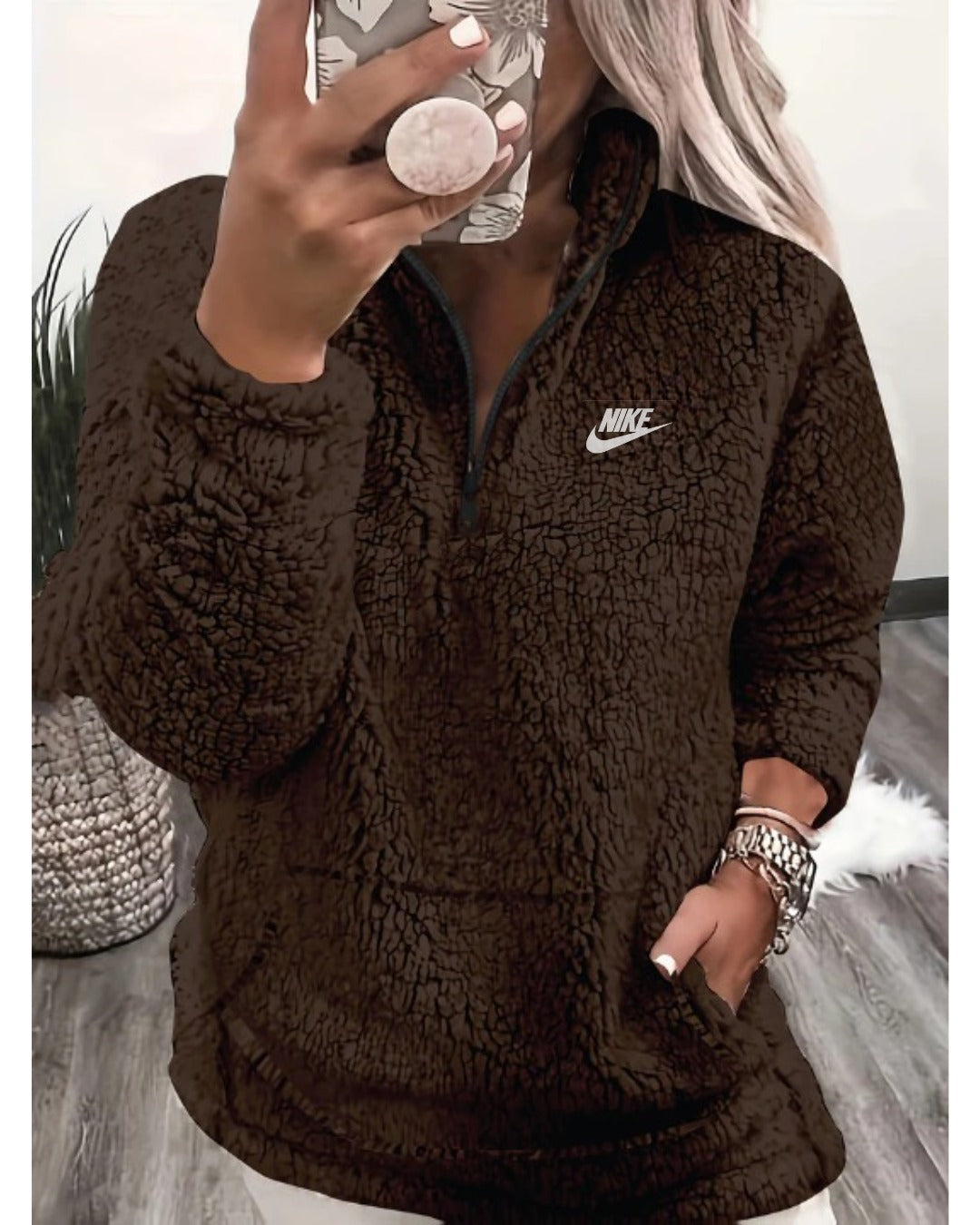 ✨ Sweat à zip Nk Teddy