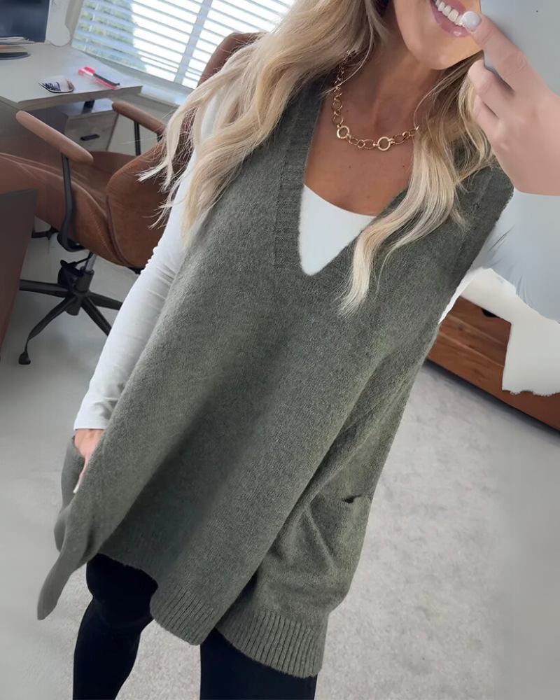 Elena - Gilet en Maille