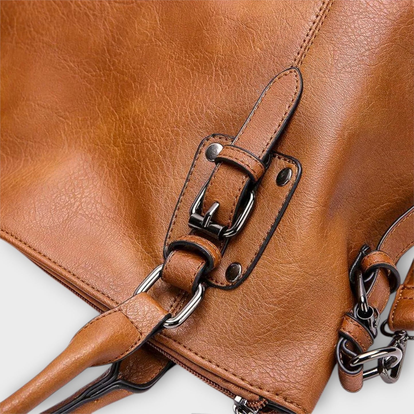 Aurellia Sac à Bandoulière en Cuir Suisse - Élégant et Résistant, Femme, Antirayures, Antitaches, Hydrofuge, Sangle Réglable