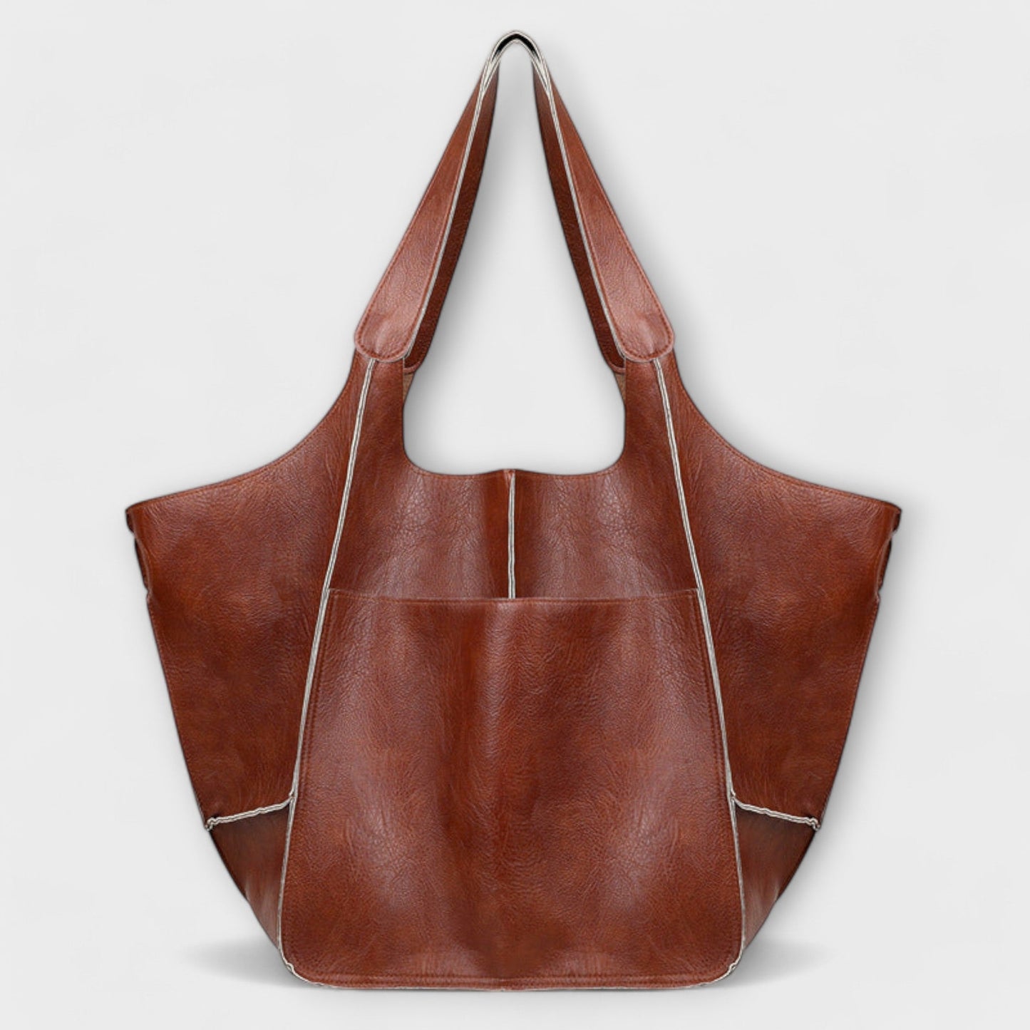 Sac de week-end oversized Aurellia, cuir PU, tote de voyage polyvalent