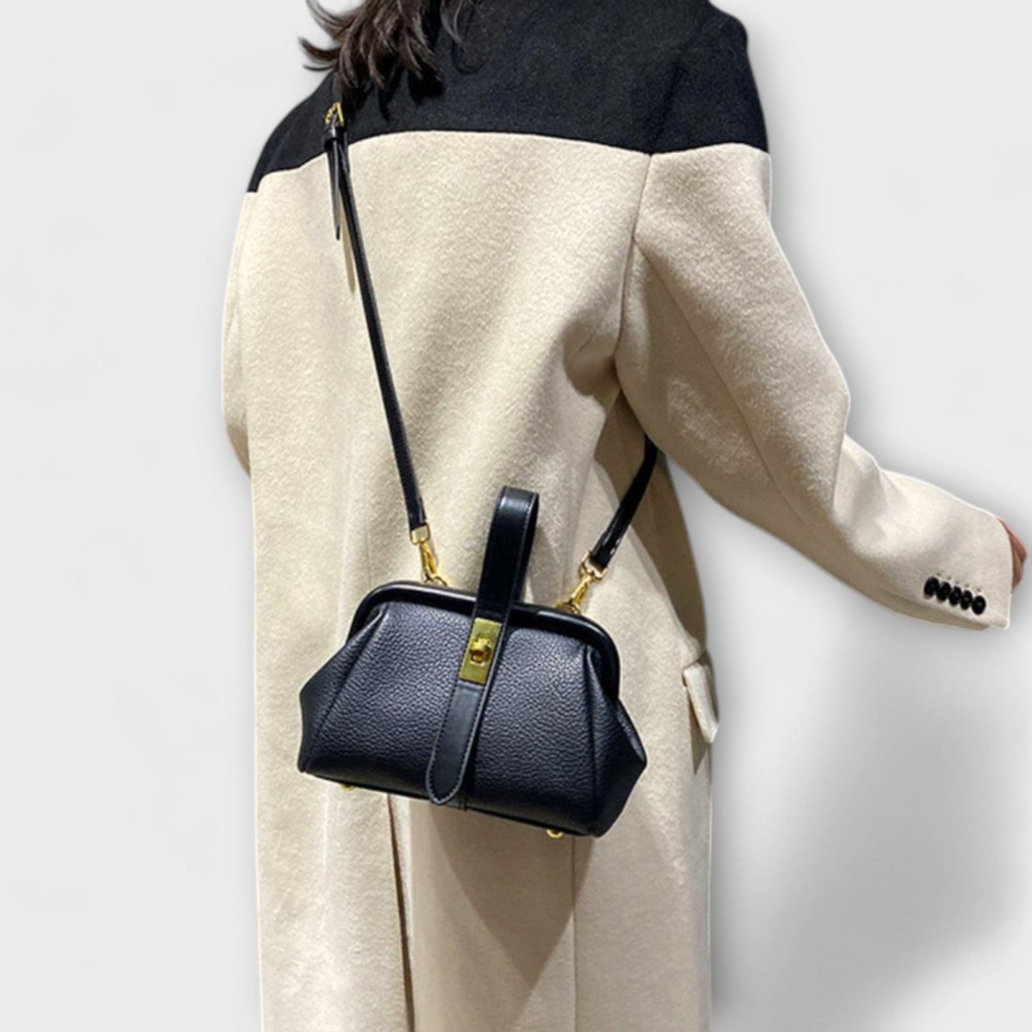 Sac à main rétro Aurellia - Design classique, intérieur spacieux, usage quotidien