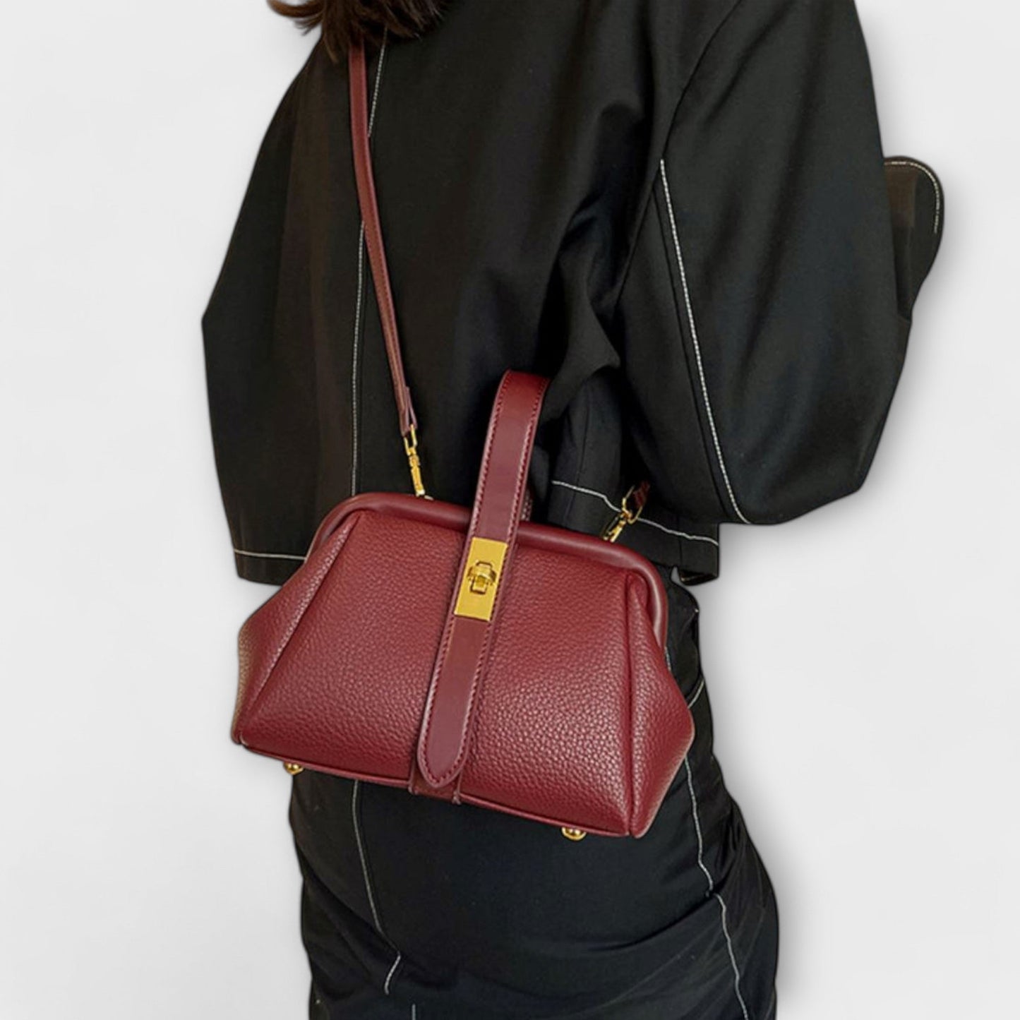 Sac à main rétro Aurellia - Design classique, intérieur spacieux, usage quotidien