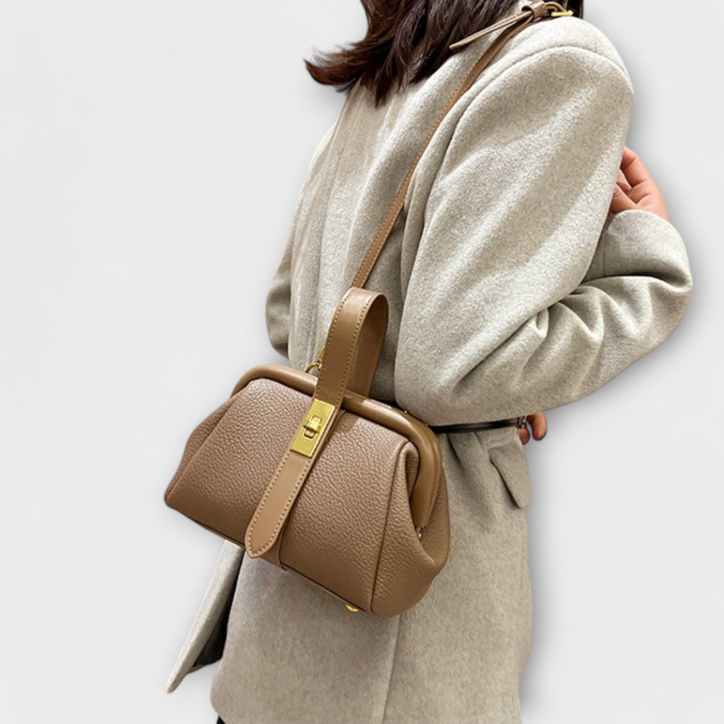 Sac à main rétro Aurellia - Design classique, intérieur spacieux, usage quotidien