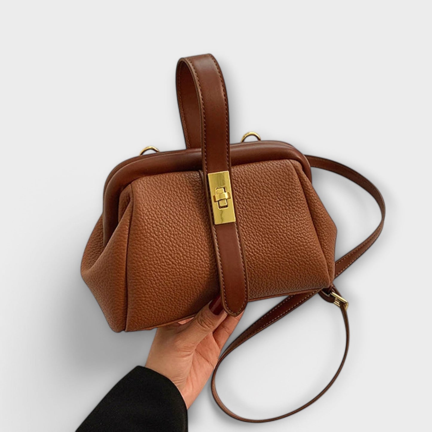 Sac à main rétro Aurellia - Design classique, intérieur spacieux, usage quotidien