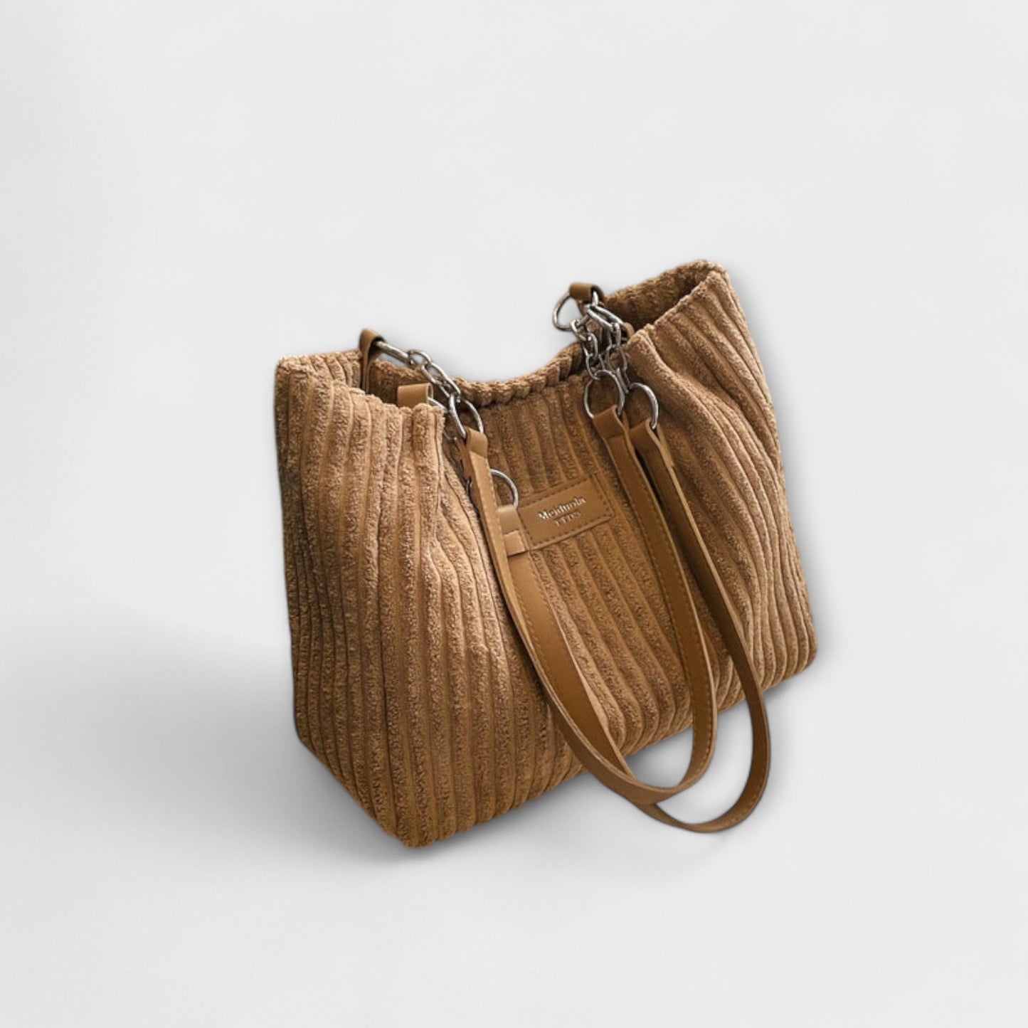 Sac à bandoulière Aurellia en corde douce - Bandoulière réglable, design spacieux, kaki