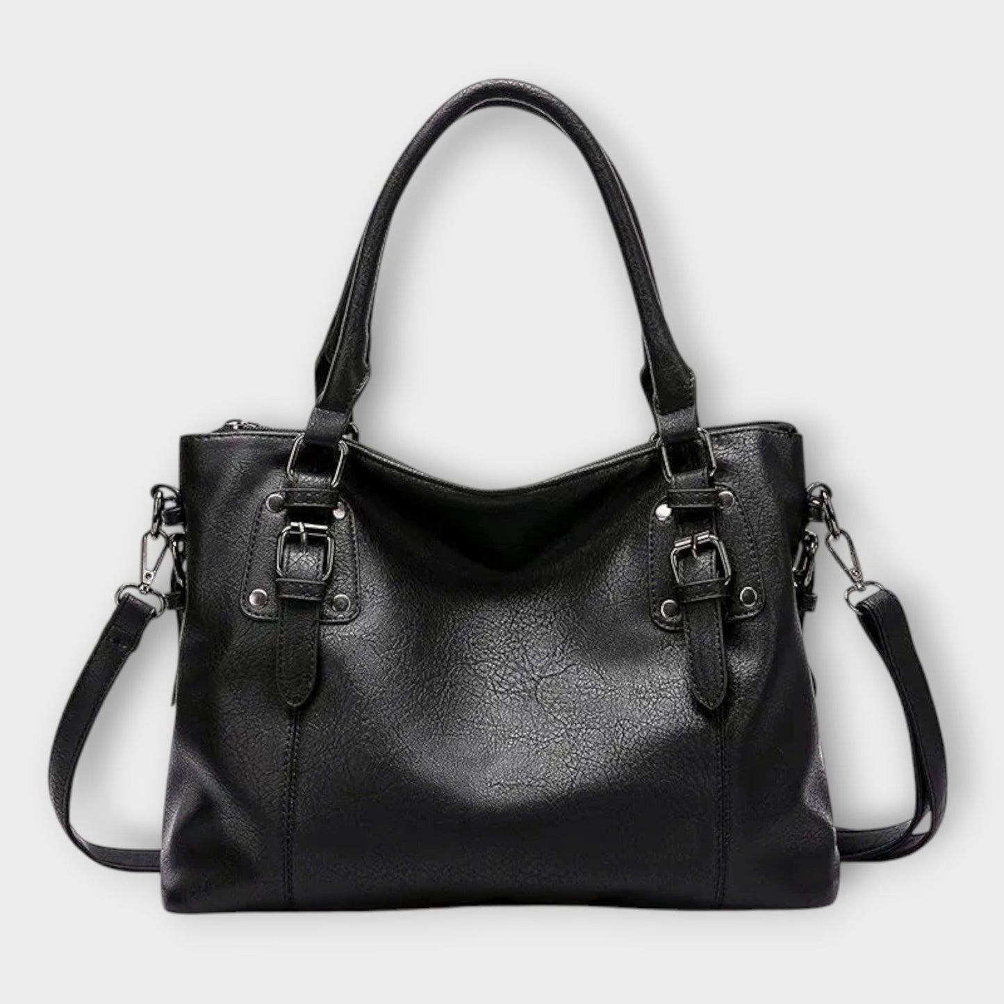 Aurellia Sac à Bandoulière en Cuir Suisse - Élégant et Résistant, Femme, Antirayures, Antitaches, Hydrofuge, Sangle Réglable