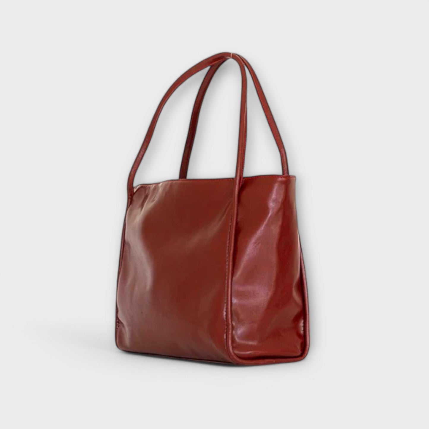 Sac fourre-tout en cuir vegan inspiré vintage Aurellia Blair pour l'école ou le travail, adapté pour ordinateur portable et essentiels