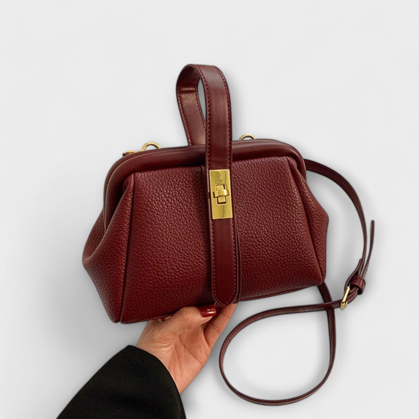Sac à main rétro Aurellia - Design classique, intérieur spacieux, usage quotidien