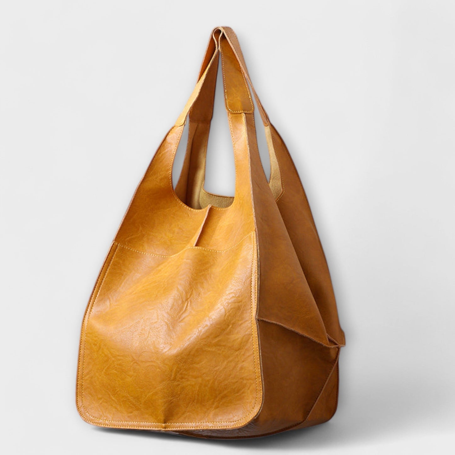 Sac de week-end oversized Aurellia, cuir PU, tote de voyage polyvalent