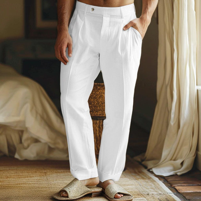 Pantalons en Lin Broce