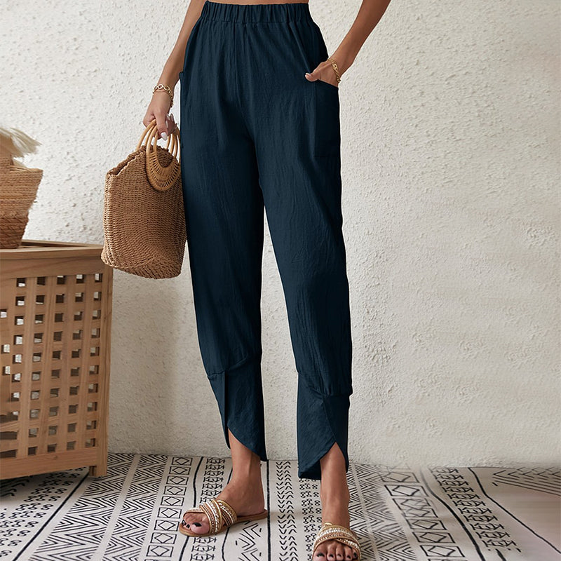 Pantalons Casual Monochromatiques