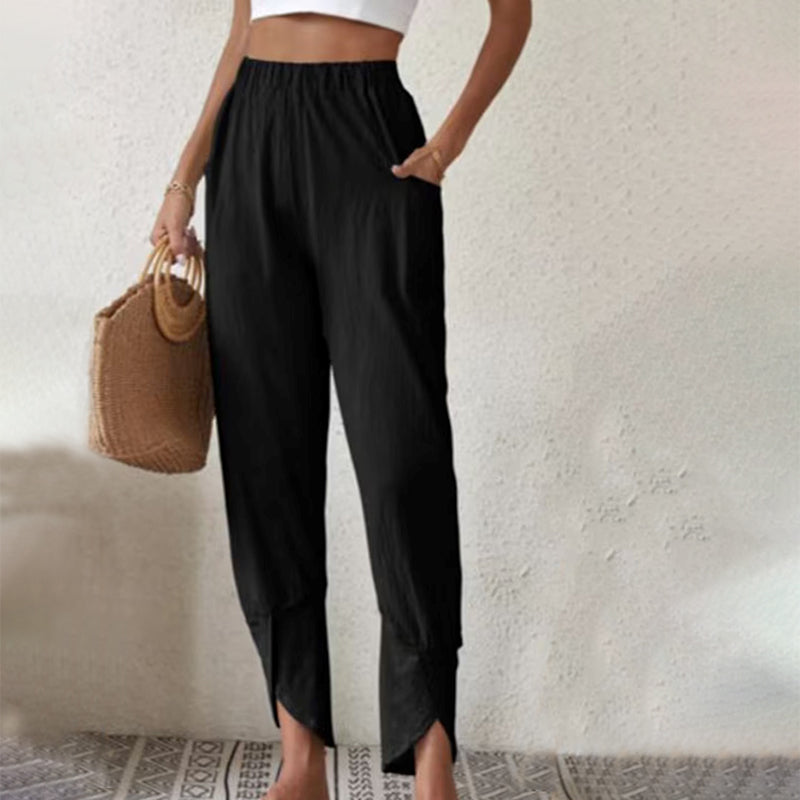 Pantalons Casual Monochromatiques