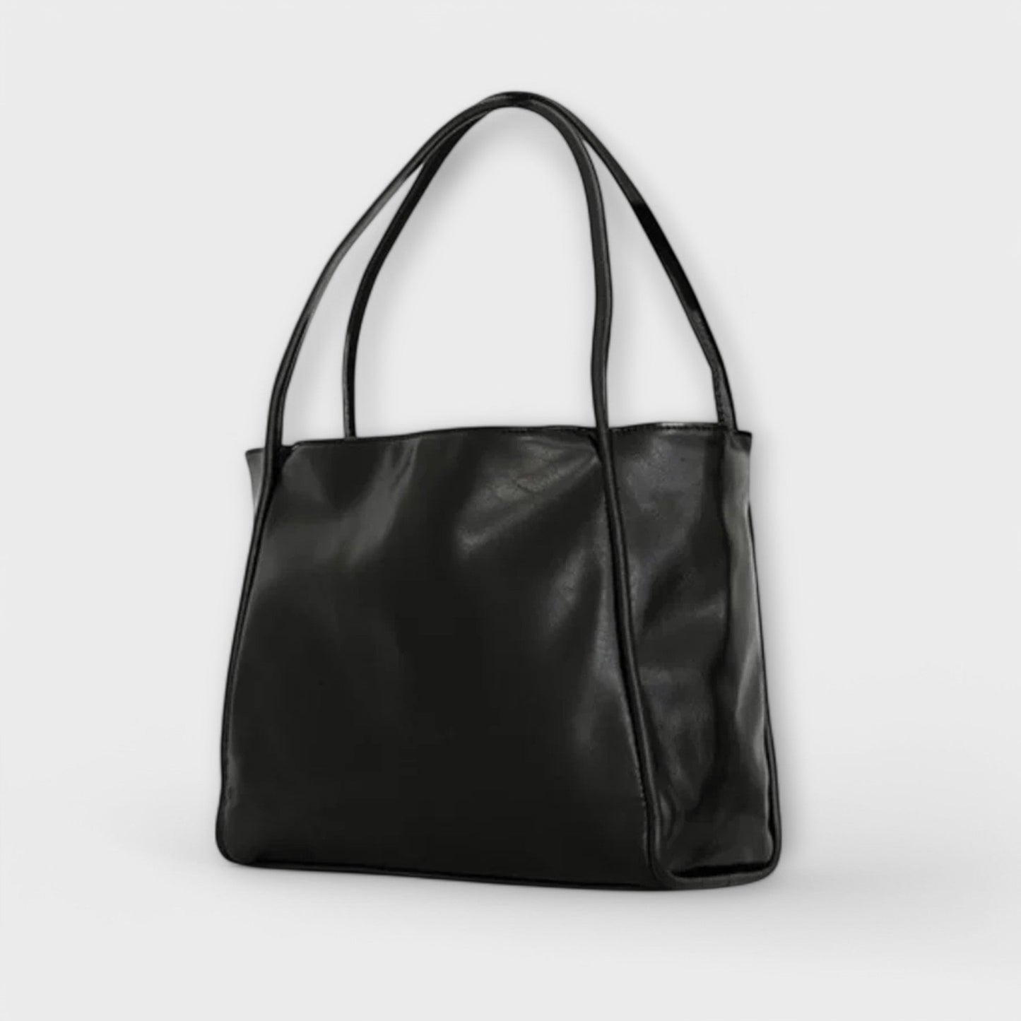 Sac fourre-tout en cuir vegan inspiré vintage Aurellia Blair pour l'école ou le travail, adapté pour ordinateur portable et essentiels