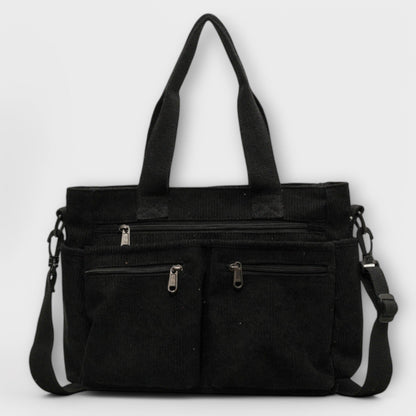 Sac à épaule Aurellia - Matériau en corde léger et résistant à l'eau, grand compartiment zippé, idéal pour le travail ou les voyages