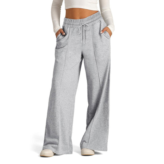 Pantalons Casual en Couleur Unie