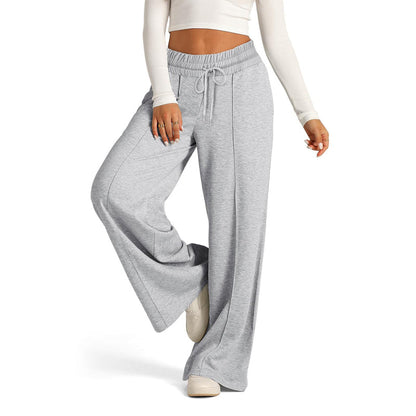 Pantalons Casual en Couleur Unie