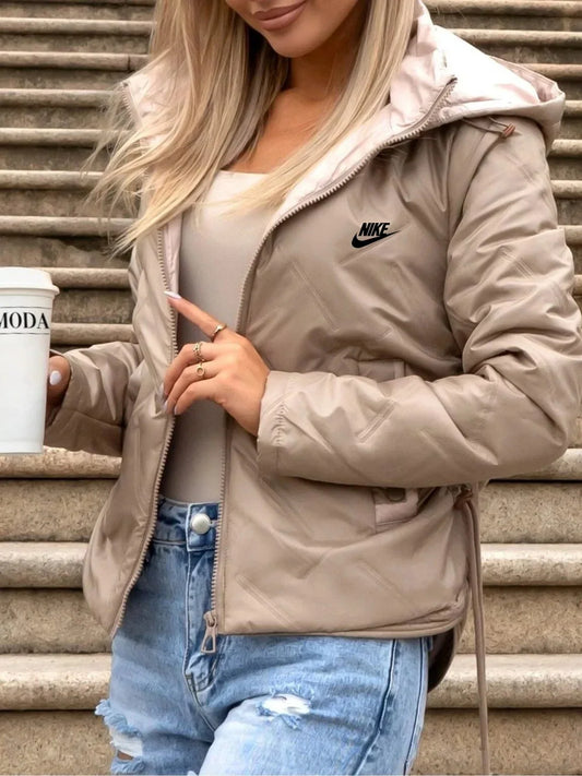 NK – Veste Puffer Légère avec Capuche
