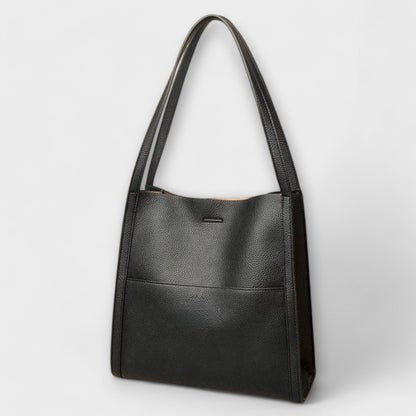 Aurellia. - Sac en Cuir Artisanale avec Grand Espace et Poignées Robustes pour Usage Quotidien