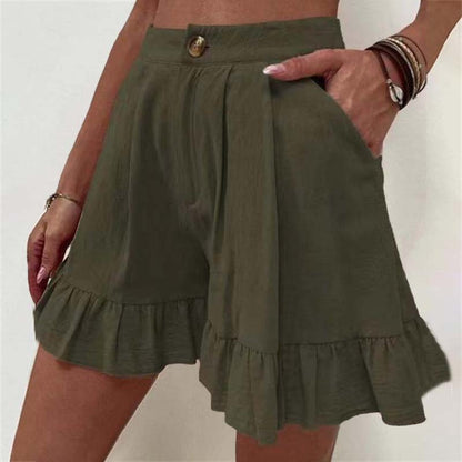 Shorts Casual en Couleur Unie