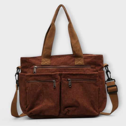 Sac à épaule Aurellia - Matériau en corde léger et résistant à l'eau, grand compartiment zippé, idéal pour le travail ou les voyages