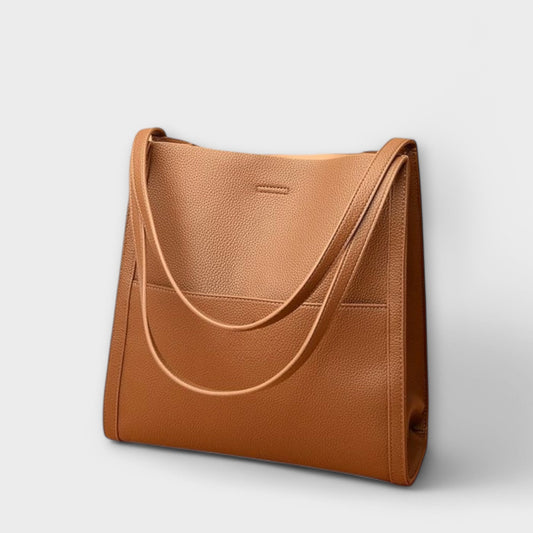Aurellia. - Sac en cuir fait main avec un espace ample et des poignées robustes pour un usage quotidien