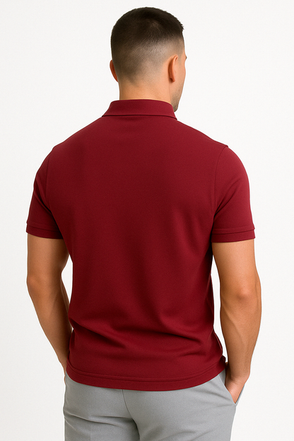 Lucente™ | Polo à Col Zippé