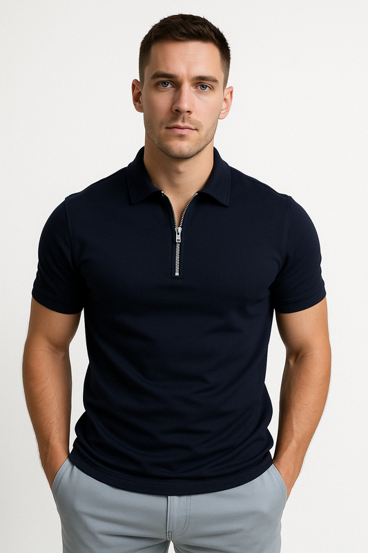 Lucente™ | Polo à Col Zippé
