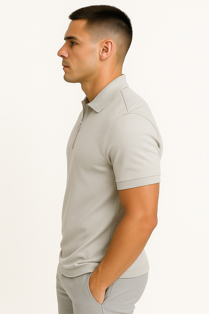 Lucente™ | Polo à Col Zippé