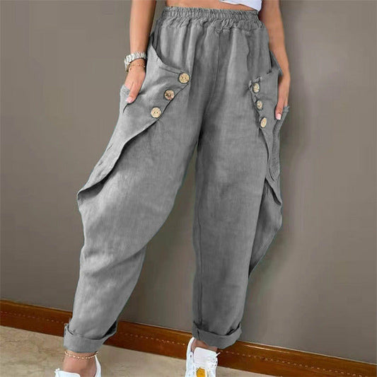 Pantalon Harem Décontracté