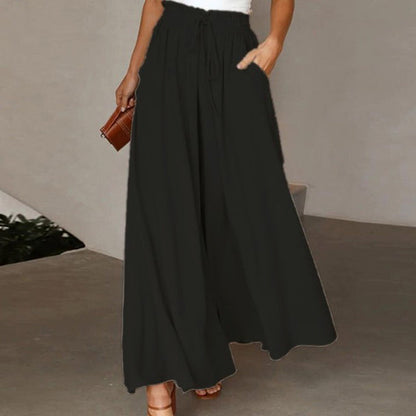 Pantalons Casual Avec Jambes Larges