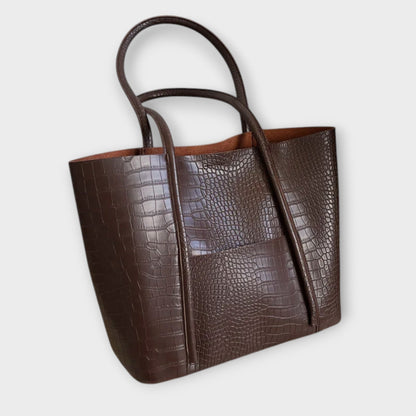 Sac à bandoulière vintage RL en simili cuir - Élégant et fonctionnel pour un usage quotidien