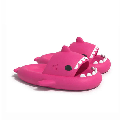 VoetVibe Tongs Unisexes en EVA avec Motif Requin - Sandales Antidérapantes pour Plage et Piscine
