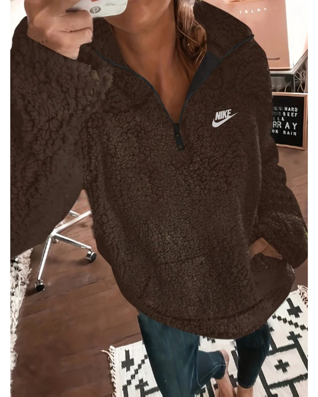 ✨ Sweat à zip Nk Teddy