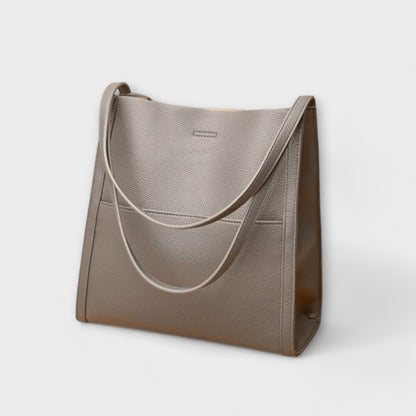 Aurellia. - Sac en Cuir Artisanale avec Grand Espace et Poignées Robustes pour Usage Quotidien