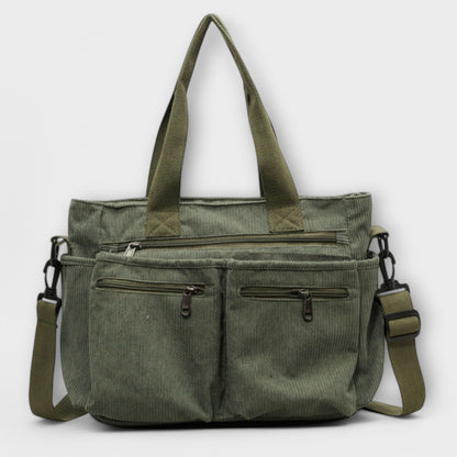 Sac à épaule Aurellia - Matériau en corde léger et résistant à l'eau, grand compartiment zippé, idéal pour le travail ou les voyages