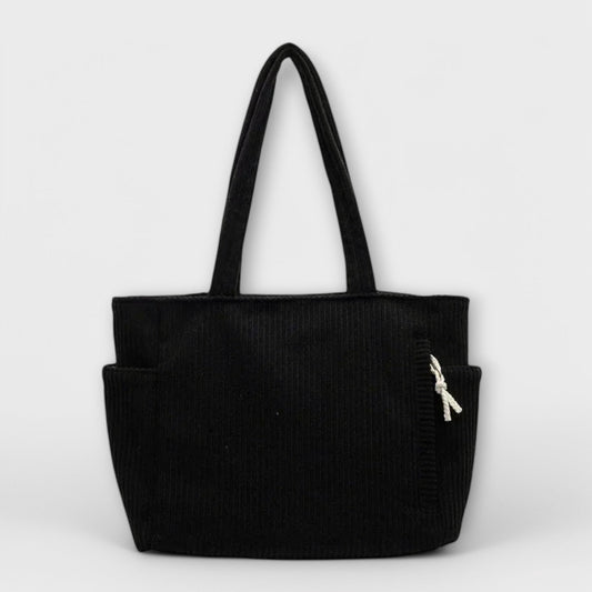 Sac à épaule Aurellia - Design en cordes spacieux avec poches, 39x15x28 cm, disponible en plusieurs couleurs