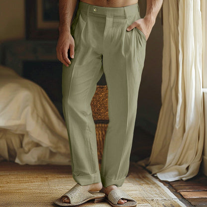 Pantalons en Lin Broce