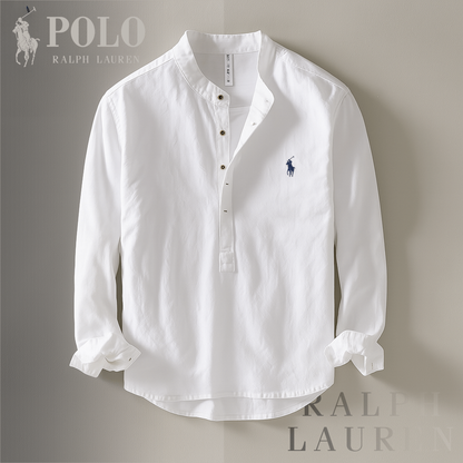 Chemise col montant – Coupe décontractée