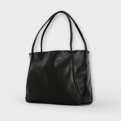 Sac fourre-tout en cuir vegan inspiré vintage Aurellia Blair pour l'école ou le travail, adapté pour ordinateur portable et essentiels